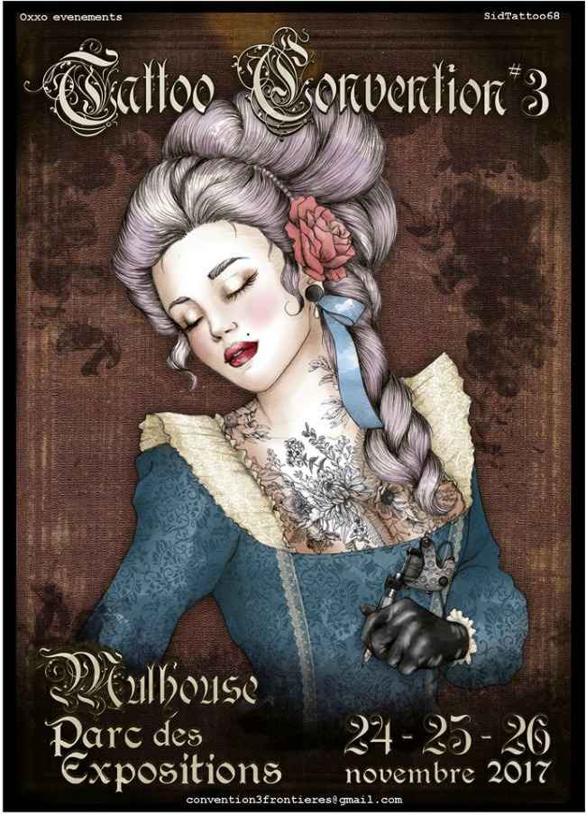 Convention Tattoo Mulhouse Ноябрь 2017 Франция iNKPPL